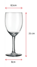 Nerozbitná sklenice na víno - 0,4l